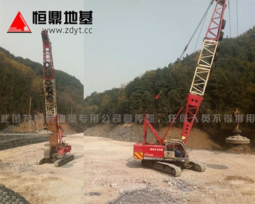 杭州九峰焚烧发电项目道路强夯工程